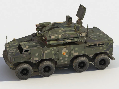 Norinco Type 625E Spaag 3D Model