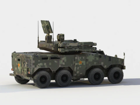 Norinco Type 625E Spaag 3D Model