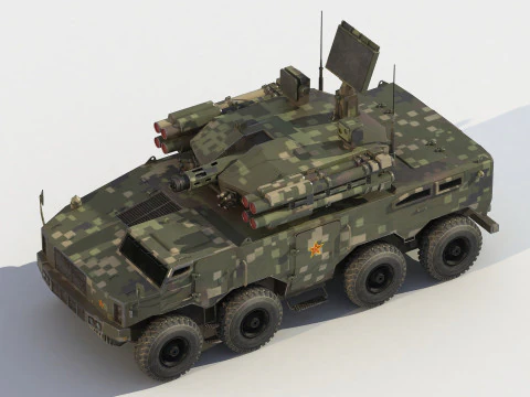 Norinco Type 625E Spaag 3D Model