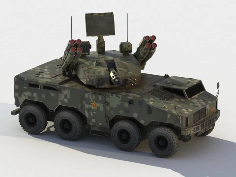 Norinco Type 625E Spaag 3D Model