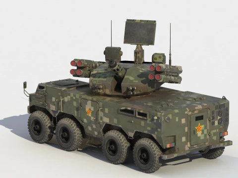 Norinco Type 625E Spaag 3D Model