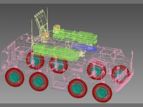 Norinco Type 625E Spaag 3D Model
