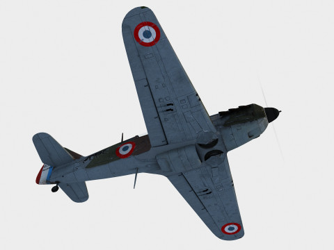 Dewoitine D520 3D-Modell