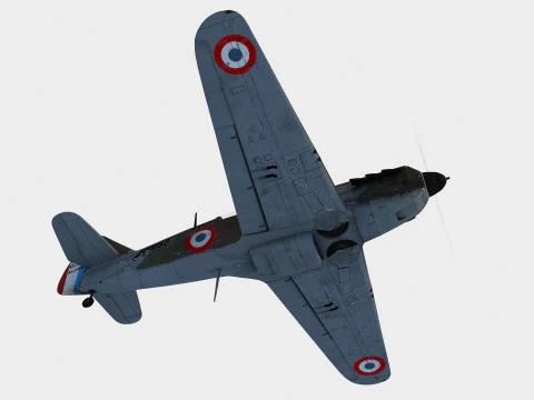 Dewoitine D520 3D Model