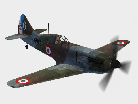 Dewoitine D520 3D-Modell