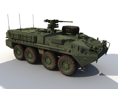 Stryker APC Modelo 3D