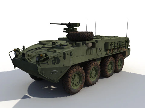 APC Stryker Modelo 3D
