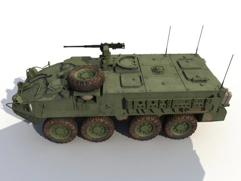 APC Stryker Modelo 3D
