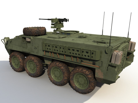 Stryker APC Modelo 3D