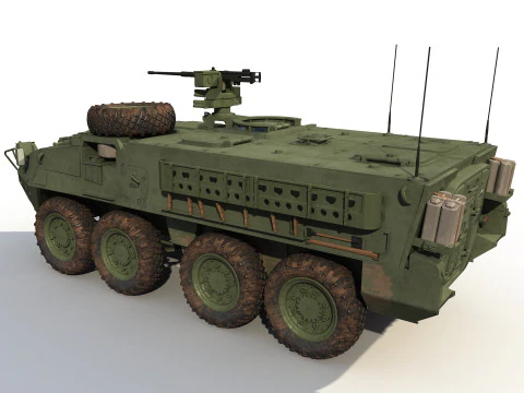 APC Stryker Modelo 3D