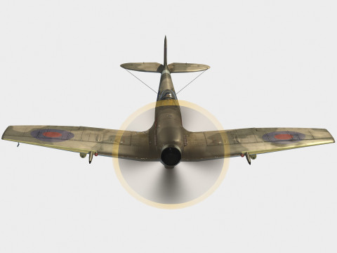 Supermarine Spitfire Mk XVI Modelo 3D