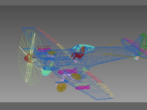 Supermarine Spitfire Mk XVI Modelo 3D