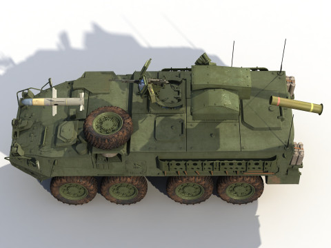 M1134 Stryker ATGM Model 3D