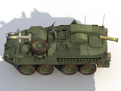 M1134 Stryker ATGM 3D Model