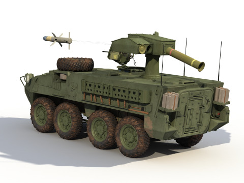 M1134 Stryker ATGM Model 3D