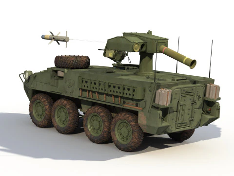 M1134 Stryker ATGM 3D Model