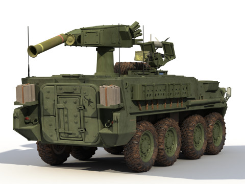 M1134 Stryker ATGM Model 3D