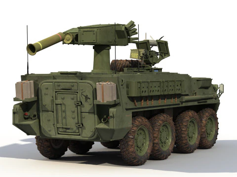M1134 Stryker ATGM 3D Model