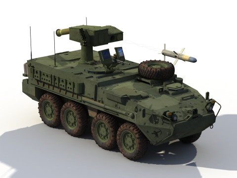 M1134 Stryker ATGM Model 3D