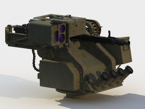 RCWS MG-3S turret 3D Модель