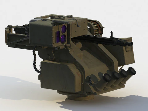 RCWS MG-3S turret 3D Model