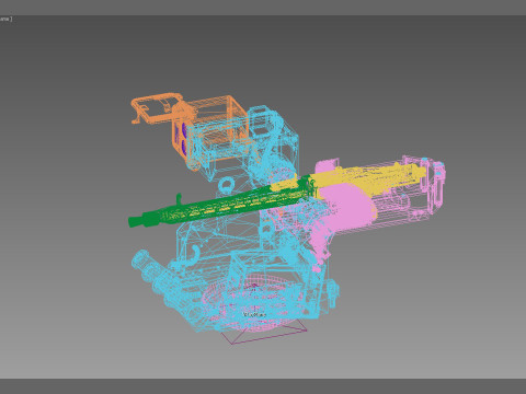 RCWS MG-3S turret 3D Модель