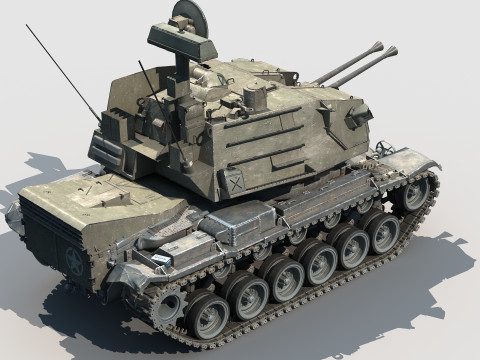 M-247 Sergeant York 3D-Modell