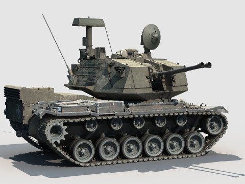 M-247 Sergeant York 3D-Modell