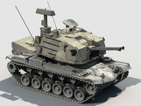 M-247 Sergeant York 3D-Modell