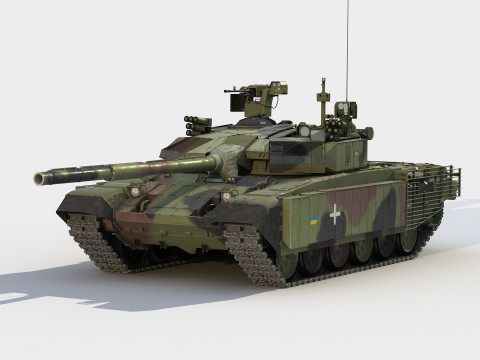 M-84 Oplot 3D Модель
