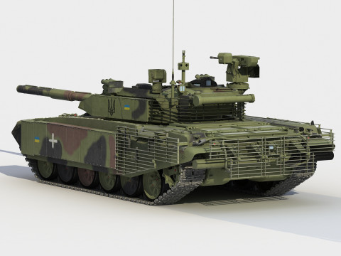 M-84 Oplot 3Dモデル