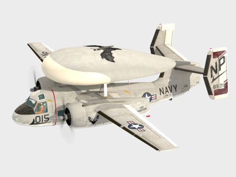 Grumman E1 B Tracer Model 3D