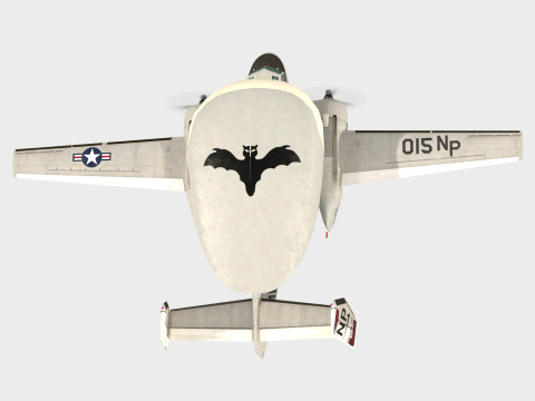 Grumman E1 B Tracer Model 3D