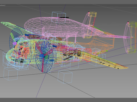 Grumman E1 B Tracer Model 3D