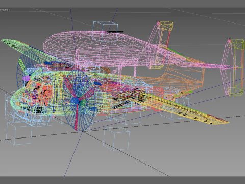 ग्रुम्मन ई1 बी ट्रेसर 3D मॉडल