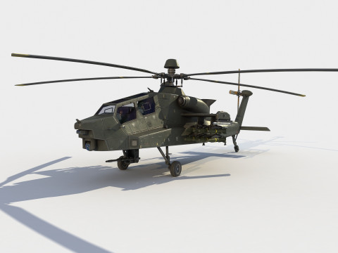 Harbin Z-21 attack helicopter Model 3D