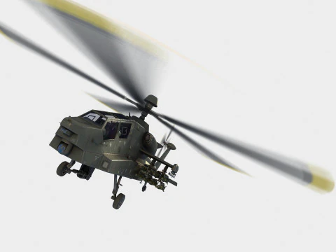 Harbin Z-21 attack helicopter 3D Model