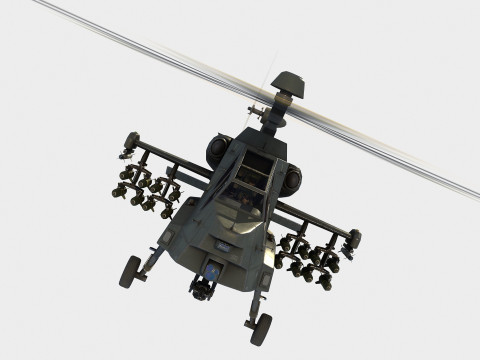 Harbin Z-21 attack helicopter Modelo 3D