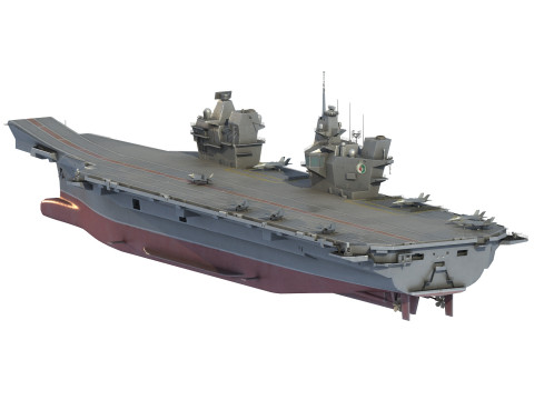 Queen Elizabeth II Carrier 3D Model