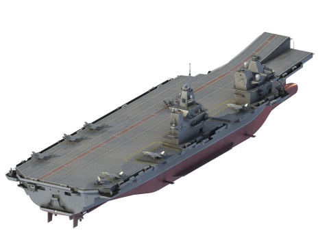 Queen Elizabeth II Carrier 3D Model