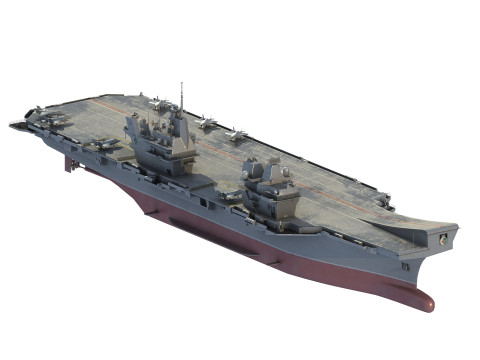 Queen Elizabeth II Carrier 3D Model