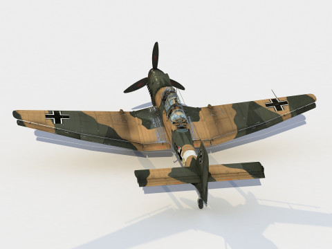 Junkers Ju-87 D3 Stuka 3D Model
