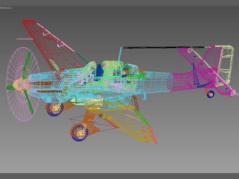 Junkers Ju-87 D3 Stuka 3D Model