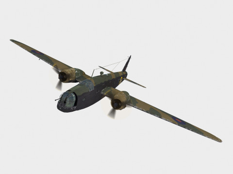 Vickers Wellington Modèle 3D