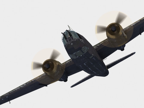 Vickers Wellington 3D 모델