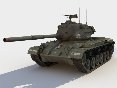 M-47 EM Improved version 3D Model