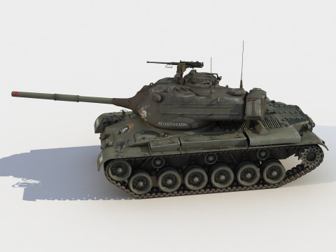 M-47 EM Improved version 3D Модель