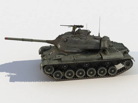 M-47 EM Improved version 3D Model