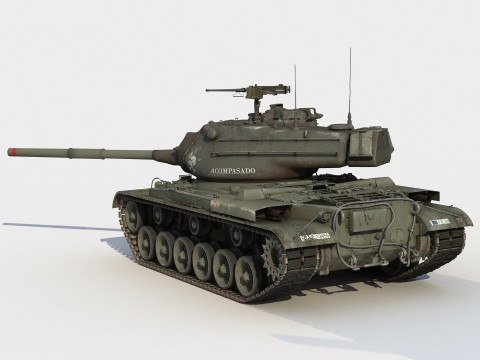 M-47 EM Improved version 3D Модель