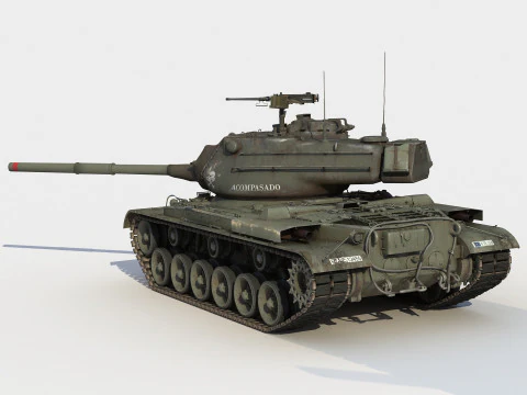 M-47 EM Improved version 3D Model